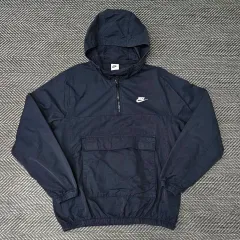 Nike(ナイキ） ハーフジップ オーバーサイズ フード付き ジップアップパーカー ジャケット メンズ 100