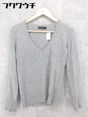 ◇ BEAUTY&YOUTH ビューティ&ユース UNITED ARROWS Vネック 長袖 ニット セーター グレー レディース 【中古】 【1002802459634】