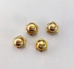 ☆シャンデリア補修用☆Ｍ4袋ナットゴールドメッキ金メッキ4個セットFN-0009