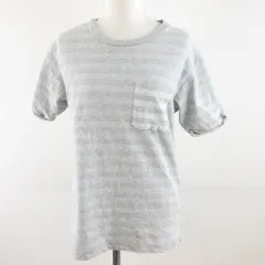 アーバンリサーチ ドアーズ URBAN RESEARCH DOORS カットソー 半袖 ボーダー グレー 38 *A363