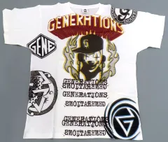 【中古】Tシャツ GENERATIONS LIVE COSTUME Tee(Tシャツ) SS ホワイト XLサイズ 「EXILE TRIBE LIVE TOUR 2021 “RISING SUN TO THE WORLD”」
