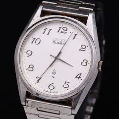 希少 セイコー クォーツ レトロ7121-8000 アラビア数字文字盤 稼働品