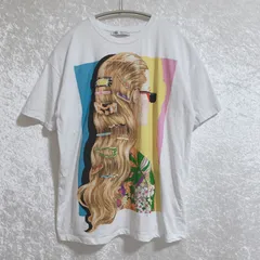 ZARA ザラ 半袖Tシャツ(M) グラフィック プリント 白 ホワイト