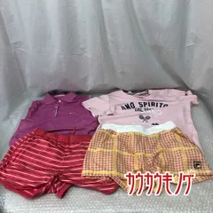 [計4点セット] NIKE ellesse FILA Prince  半袖シャツ2点 / ハーフパンツ2点 M レディース スポーツ テニスウェア