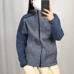 adidas(アディダス) ZNE ライトネイビー ジップアップパーカー フード付き 160 250320