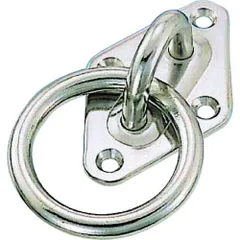 水本　ステンレス　ダイアモンドアイ丸カン　５０ｍｍ×８０ｍｍ　丸カン内径４５ｍｍ