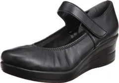 美脚 厚底 コンフォートシューズ レディース 靴 パンプス 痛くない ストラップ FIRST CONTACT/ファーストコンタクト nc39046 23.5cm ブラック