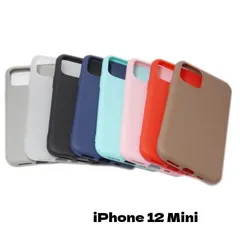 iPhone 12 Mini ジャケット 非光沢 TPU マット系 シンプル 無地 プレーン 無難なデザイン スッキリ印象 ケース カバー