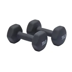 ベーシック ダンベル ネオプレンダンベルダークグレー6.8kg (2個セット) 1