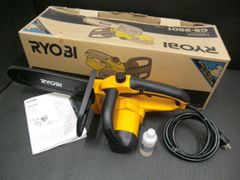 中古美品 RYOBI リョービ 電気チェンソー CS-2501 チェーンソー