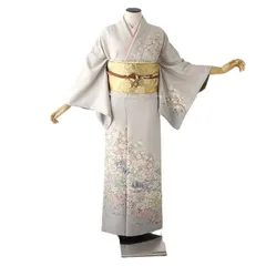 刺繍 裄68 京呉昌謹製 パールトーン加工 紋無し 付下げ 正絹 T