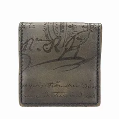 美品 Berluti カリグラフィ コインケース 小銭入れ カーフレザー グレー 美品】Berluti ベルルッティ カリグラフィ コインケース｜Yahoo