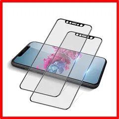 【匿名配送】 iphoneXSMax/11proMax_2枚セット-アンチグレア（全面保護） 【アンチグレア】iphone11promax ガラスフィルム さら