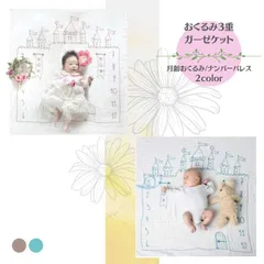 オルネット おくるみ「HugMe」ナンバーパレス（3重ガーゼケット）OGHW0828 日本製 タオル 新生児 出産祝い かわいい オーガニック Ornet Swaddle 