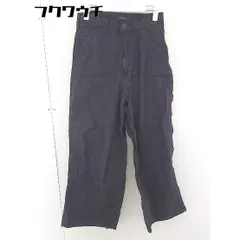 ◇ JEANASIS ジーナシス デニム調 ストレートパンツ サイズS ブラック レディース  【中古】 【1110270015655】