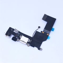 iPhone5sドックコネクタ修理パーツ(白)［互換品］