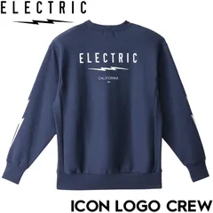 スウェットトレーナー クルーネック ELECTRIC エレクトリック ICON LOGO CREW E24FU07 NVY 日本代理店正規品のサムネイル