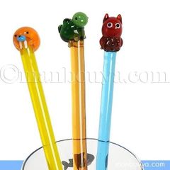 【SALE 10%OFF】 水族館 グッズ ガラス マドラー キッチン雑貨 かわいい ユニーク フォーカート 1本