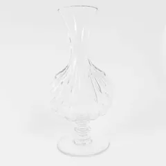 Baccarat バカラ プリマベーラ 花瓶 フラワーベース クリスタル 輝くオールドバカラ 貝がらの美しいフラワーベース【1936年以降