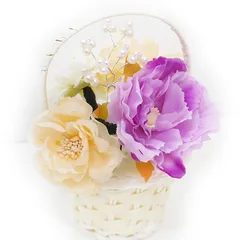 髪飾り 成人式 振袖 袴 ５点セット 紫 薄橙 花籠 大人 浴衣 かんざし 簪 卒業式 フォーマル 結婚式 花飾り ブライダル パール 手作り W38 W303-285 髪飾り 紫 薄橙 n825　WSi