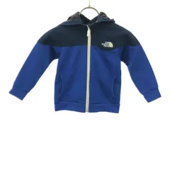 THE NORTH FACE ザノースフェイス ロゴ刺繍 マッハ ファイブ ジャケット 100 ブルー系 アウトドア NTJ61715 Mach 5 Jacket キッズ 古着