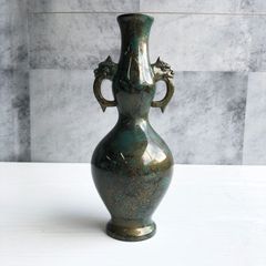 【加茂市のまだまだ使えるもの】壺 花瓶 花器 フラワーベース 置物 中華風 アンティーク