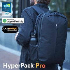 国内正規品 Hyper ハイパー HyperPack Pro バックパック 16インチ ノートパソコンまで収納 HYPER++ Appleの「探す」に対応 HP20P2-BK