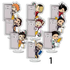 【9点セット】ハイキュー!!1~6アクリルスタンドコレクション 6cm アニメゲームキャラ フルコンプリート