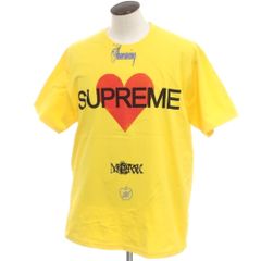【中古】シュプリーム Supreme 2025年春夏 Announcing Tee コットン クルーネック 半袖Ｔシャツ イエロー【サイズXL】【メンズ】