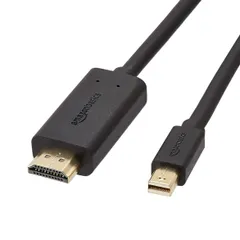 【人気商品】ベーシック Mini DisplayPort - HDMI 変換ケーブル タブレット用 1.8m ブラック