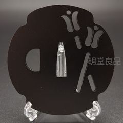 BK094　日本刀装具　刀鍔　透し　鉄地　透　鍔　刀剣美術　重量：約154G