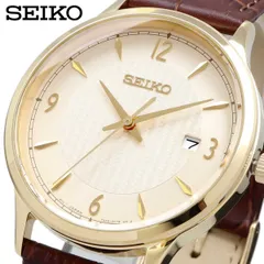 低価超特価セイコー SEIKO 腕時計 メンズ SGEH92P1 クォーツ ゴールド シルバー アルバ
