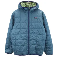 パタゴニア アウトドア 中綿ジャケット ネイビー系 patagonia ロゴ メンズ 古着 【231023】