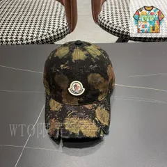 【今日WTO】Moncler 早秋 破れ ベースボールキャップ-MF37