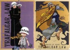 [중고] 클리어 파일 트라팔가 로우 A4 클리어 파일 세트 (2장 세트) ONE PIECE DAY 컬렉션 [이치반 복권 원피스 FULL FORCE] I상