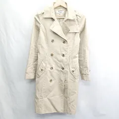 ◇ ⊂ ◎ NATURAL BEAUTY BASIC 長袖 トレンチコート サイズS ベージュ レディース E  【1502200003151】