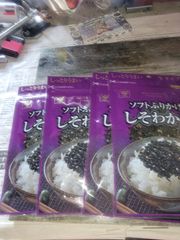 ソフトふりかけ　しそわかめ×４セット