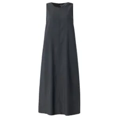 ☆ ブラック ☆ Sサイズ ☆ ロングデニムワンピース ノースリーブ ワンピース ロング レディース デニムワンピース ワンピ きれいめ おしゃれ ジャンパースカート ロングワンピ ロングワンピース 春 夏 デニムワンピ ポケット付き 体型カバー