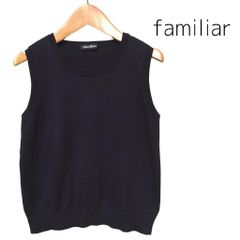 familiar　ベスト　120cm　お受験　フォーマル　トップス　ファミリア　送料込み　477561