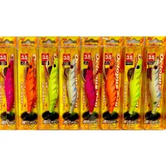 激安釣具　激安タコエギ 5個セット マルシン漁具 オクトパスタップ f-marin_4535090119586