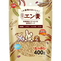 （まとめ買い）マルカン 小動物のおいしいムキエン麦 400g 小動物用フード 【×9セット】