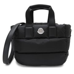 モンクレール ミニ トートバッグ レディース ショルダーバッグ ナイロン ダウン ブラック 黒 5D00009 M6275 999 MONCLER CARADOC (ec)