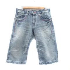 エドウィン EDWIN XV-S デニムパンツ ジーンズ ハーフパンツ 30 M 青 ブルー /HO5