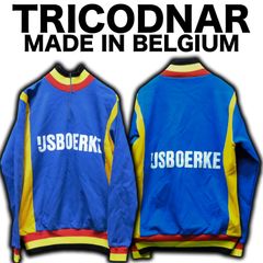 70s/80s TRICODNAR サイクリングジャージ 46 ベルギー製 ビンテージ ヴィンテージ 自転車 チャリ IJsboerke 国旗カラー トリコロール