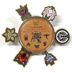 【中古】バッジ・ピンズ 紋章 回転ピンバッジ 「映画 王様戦隊キングオージャー アドベンチャー・ヘブン」 劇場グッズ