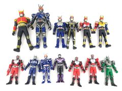 1202.仮面ライダー　フィギュア　ソフビシリーズ　セット　クウガ　アギト　龍騎