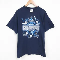 XL/古着 半袖 Tシャツ メンズ NFL ニューイングランドペイトリオッツ トムブレディ コットン クルーネック 濃紺 ネイビー アメフト スーパ