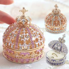 アラジン ジャスミン 小物入れ ターコイズ色のジュエリーケース