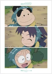 【中古】ポスター 場面写A3マット加工ポスター 仲直りしようの段 「忍たま乱太郎」