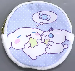 【中古】バッグ 4.シナモロール 丸形ポーチ 紫 「サンリオ当りくじ シナモロール当りくじ」